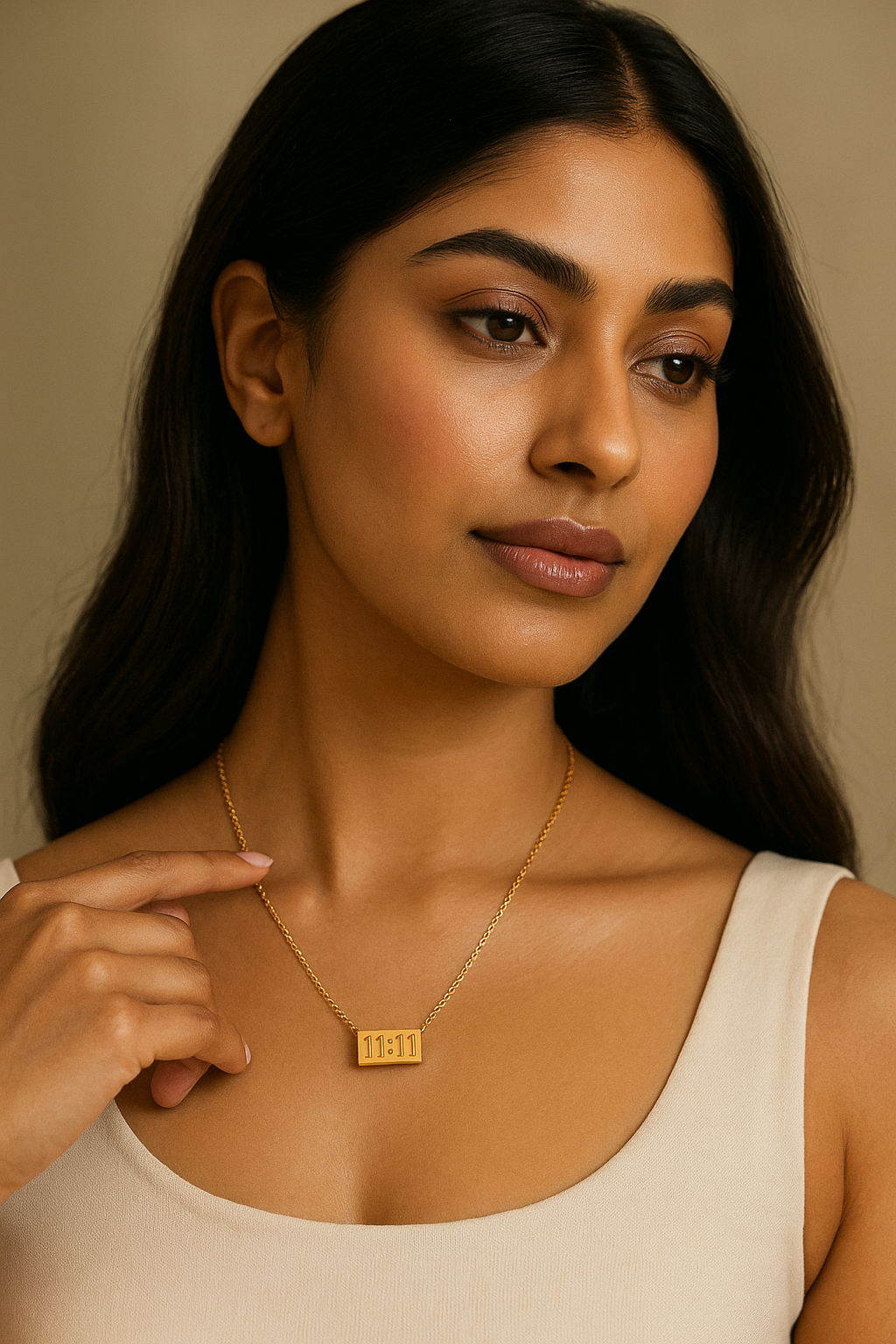 11:11 18k Gold Plated Anti Tarnish Chain