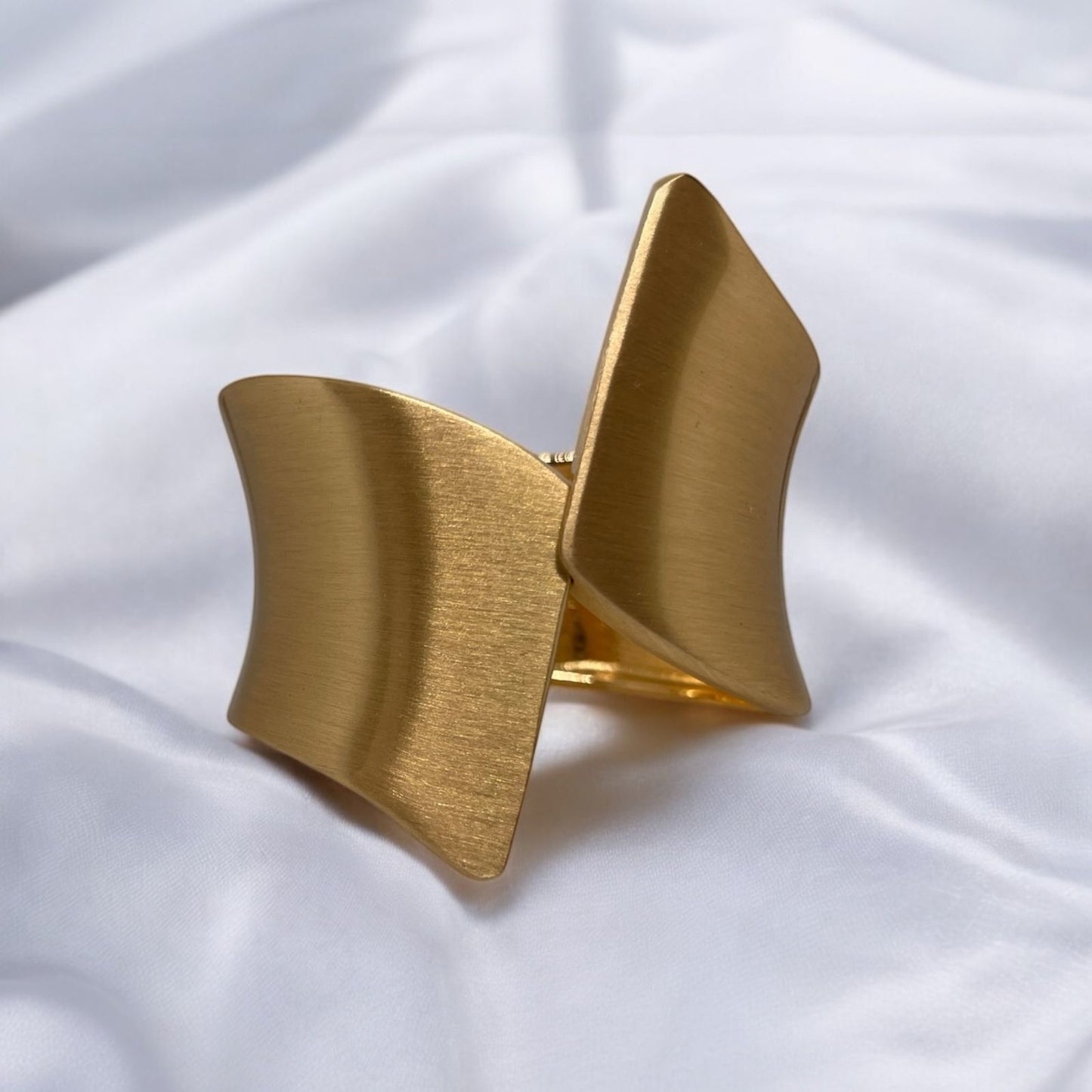 Warrior Cuff Bangle Bracelet: 18k Gold Plated Anti Tarnish Jewellery